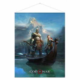 God of War Póster Tela Father and Son 100 x