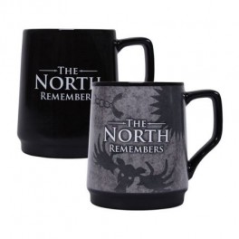 Juego de Tronos Taza sensitiva North Remebers