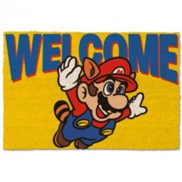 Super Mario Felpudo Welcome