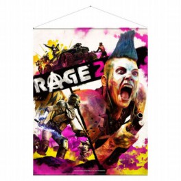 Rage 2 Póster Tela Keyart 100 x 77 cm