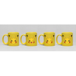 Pokémon Pack de 4 Tazas Espresso Pikachu