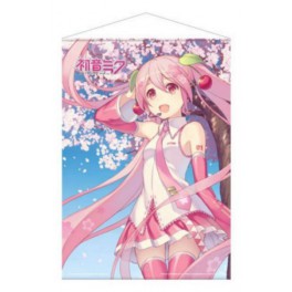 Hatsune Miku Póster Tela Cherry Blossom 50