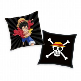 One Piece almohada Skull & Monkey D. Luffy 40