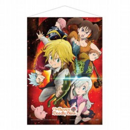 The Seven Deadly Sins Póster Tela Key Art V