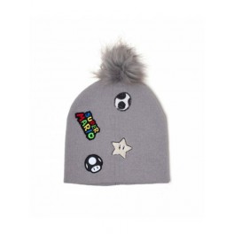 Super Mario Gorro Parches/Pompon