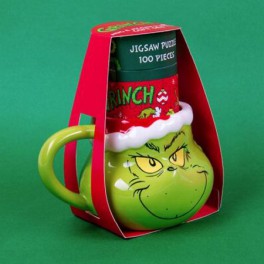 El Grinch Taza y Puzzle Set