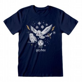 Harry Potter Camiseta Christmas Owls