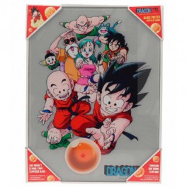 Dragon Ball Poster de Vidrio Personajes