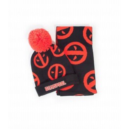 Deadpool Gorro+Bufanda lana