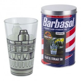 Jurrasic Park Barbasol Vaso de vidrio