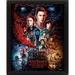 Stranger Things Cuadro 3d Season 4