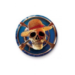 One Piece Chapa de esmalte Straw Hat Logo